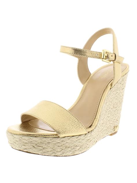 michael kors metallic jelly sandal|Michael Kors jill wedge sandals.